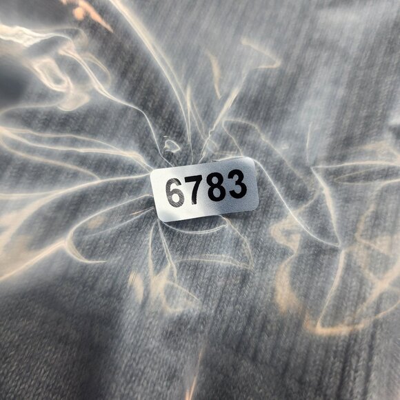 Womens Gray Lands End Outfitters Cardigan Sweater Long Sleeve OBHC Logo Size M - Picture 10 of 10